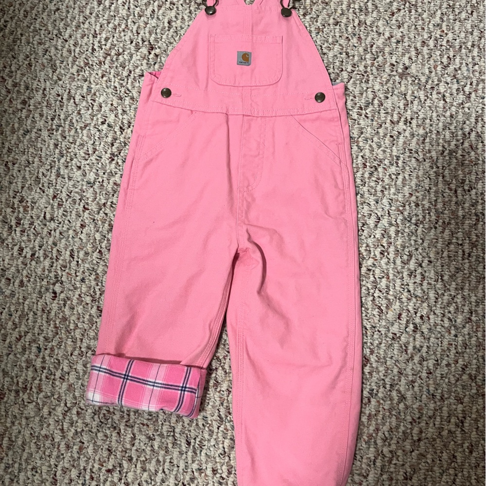 Carhartt Pink Kids Overalls